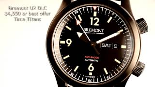 Download lagu Bremont U2 DLC 43MM COSC Retail $5,300 Anti-Magnetic Farrady Cage Barrel Case Full Set