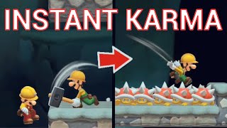 When you Get INSTANT KARMA'ed — Mario Maker 2 Multiplayer Versus Net Worth
