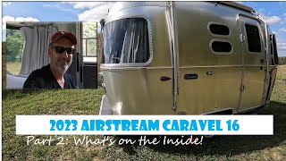 How to operate the Airstream 2023 Caravel 16 Trailer (Part 2)  What's on the Inside?