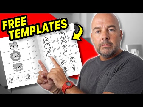 Create a KDP Cut and Paste Interior With FREE Templates FAST