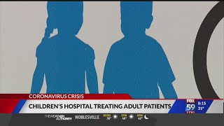 Children's hospital treating adult patients