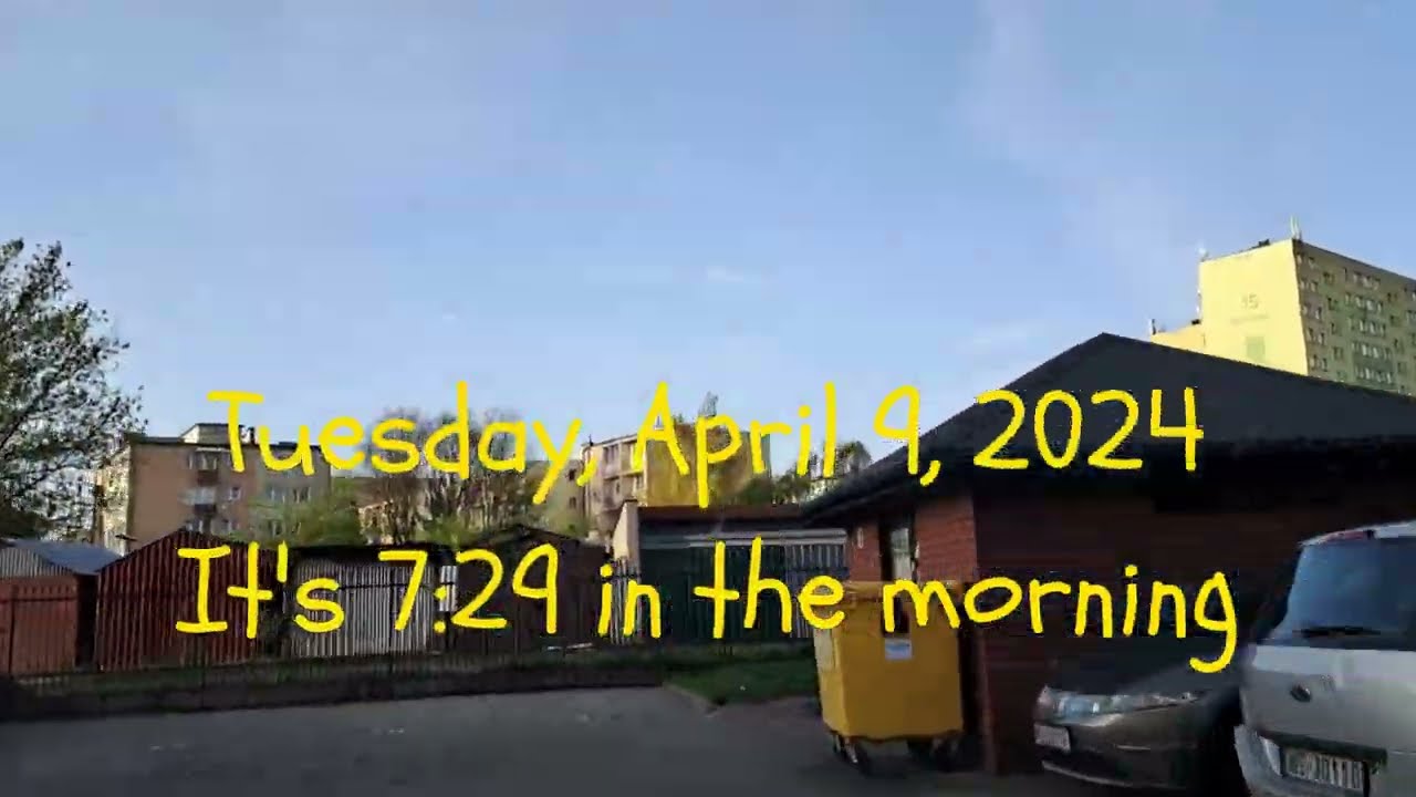 Continued summer weather. My journey to and from work 09.04.2024