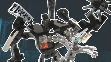 Lego Transformers Barricade and Frenzy