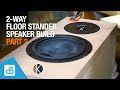 Building a 2way floor stander speaker with kartesian drivers  part 2  by soundblab