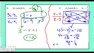 Slope Formula with Missing Values