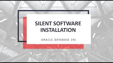 PART - 1 #   ORACLE DATABASE SOFTWARE SILENT INSTALLATION 19c