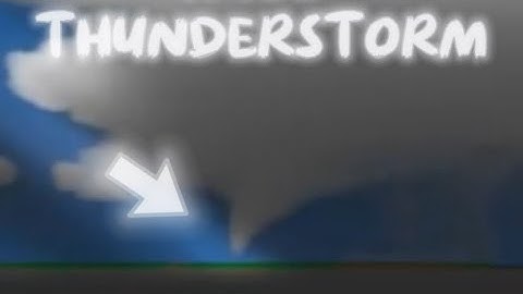 Growth of supercell & tornado  | 2d weather sandbox