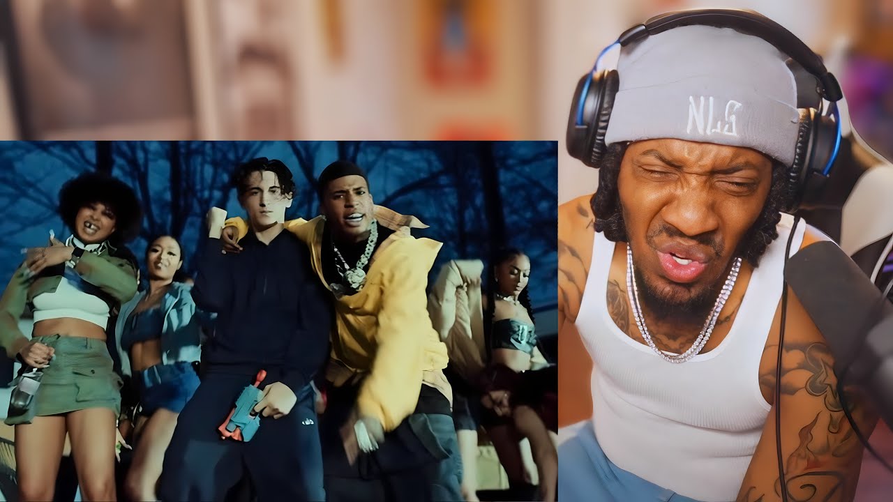 BLUEFACE PUNCHING THE AIR! | NLE Choppa & LilMabu - Shotta Flow 7 Remix | NoLifeShaq Reaction