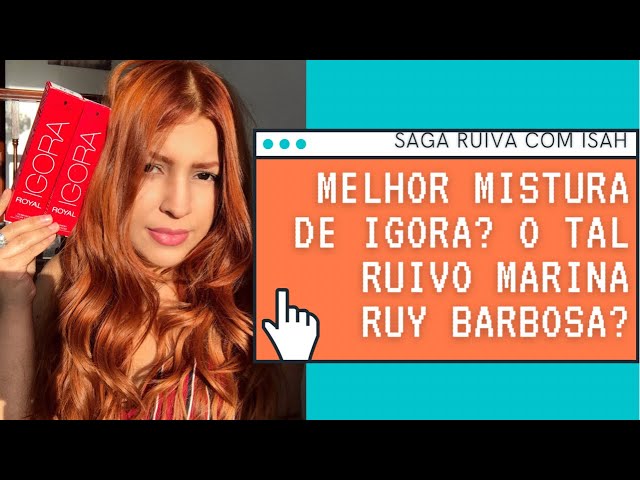 Misturinha ruiva do mês: Igora 9.7 + 8.77 + 0.43