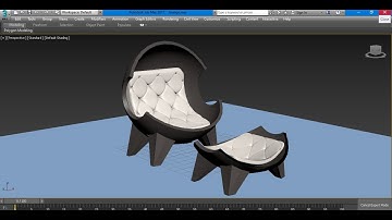 3dsmax Tutorials, Tutorial on Modeling a Stylish Lounge Chair in 3dsmax