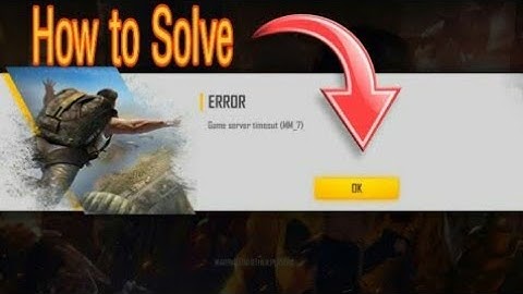 Game server timeout mm7 problem free fire solve TEAM A1 gamer.