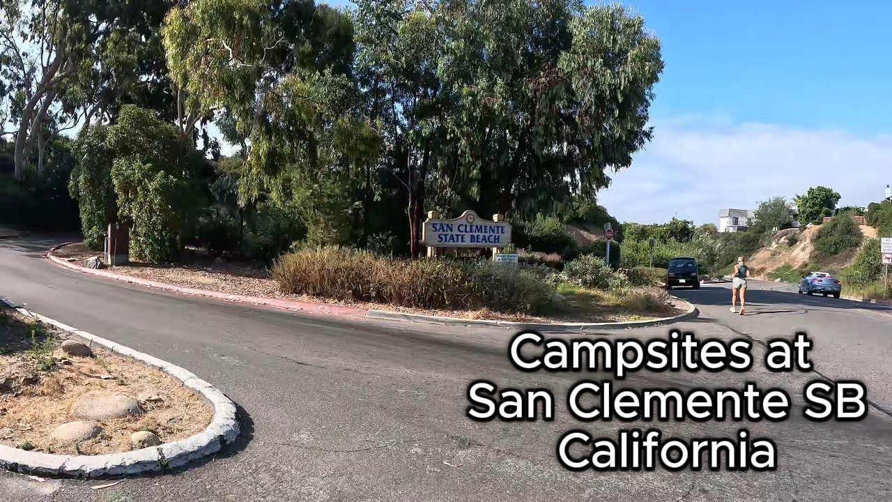 Campsites at San Clemente State Beach California