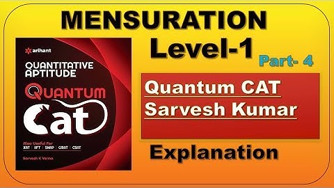 Quantum Cat by Sarvesh Verma Mensuration Solution Level 1 Part 4