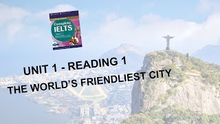 IELTS. BANDS 4-5. THE WORLD'S FRIENDLIEST CITY.