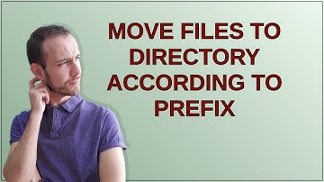 Unix: move files to directory according to prefix