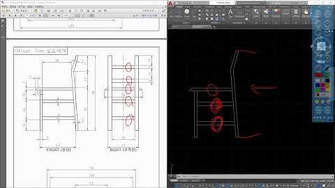 AI의 AutoCAD 17강-3 XLine, Offset, Trim, Extend 종합실습예제풀이