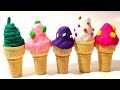 أيس كريم صلصال -ألعاب بنات لالا لوبسي - معجونة PlayDoh Icecream