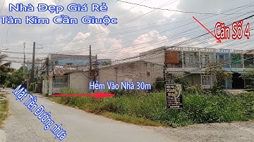 nhà bán giá rẻ đường xe hơi hẻm thông cách lộ nhựa 30m tân kim cần giuộc|bds cần giuộc long an