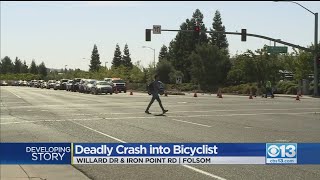 Police: 1 Dead In Folsom Crash Involving Car, Bicyclist