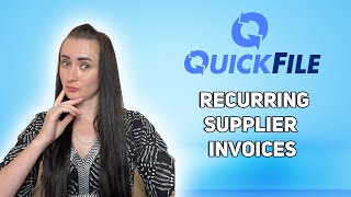 How to set up recurring Bills (supplier invoices) on QuickFile