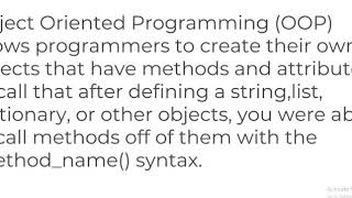 Object oriented in python || Oops in python || Hindi || TCS