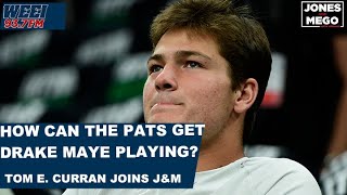 Tom E. Curran on what the Patriots can do to get Drake Maye on the field  | Jones & Mego