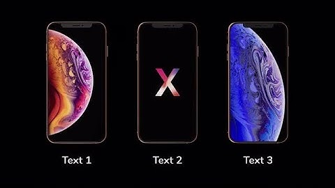 Phone Xs Mockup After Effects Templates