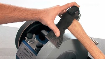 Slipa yxa med Tormeks jigg SVA-170