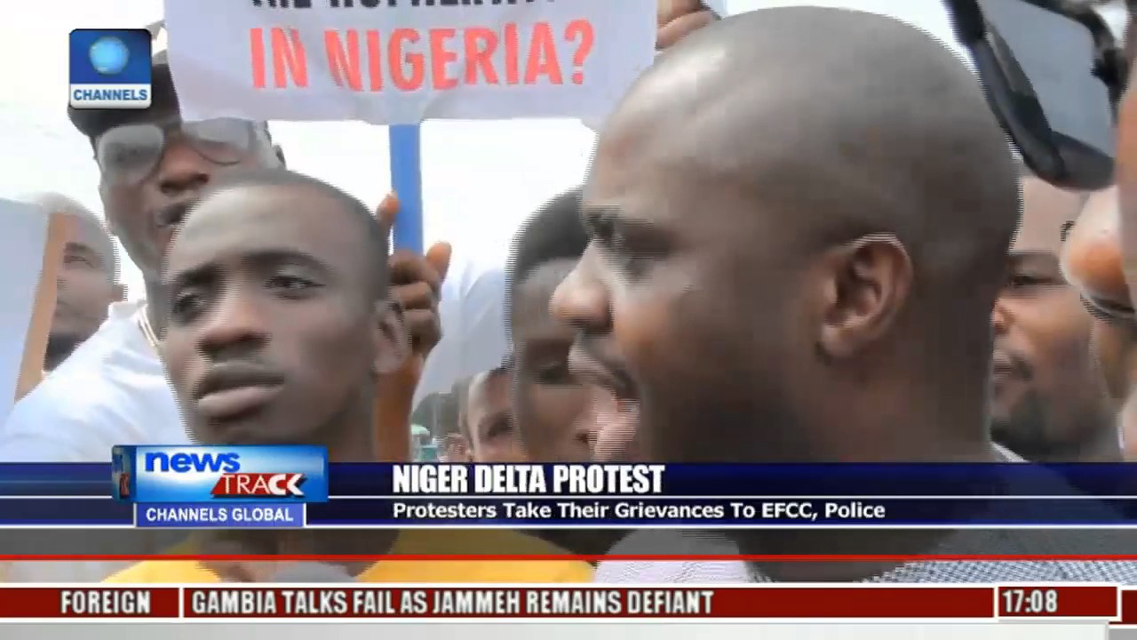 Niger Delta Protest: Youths Demonstrate Over Alleged Victimisation Of Leaders