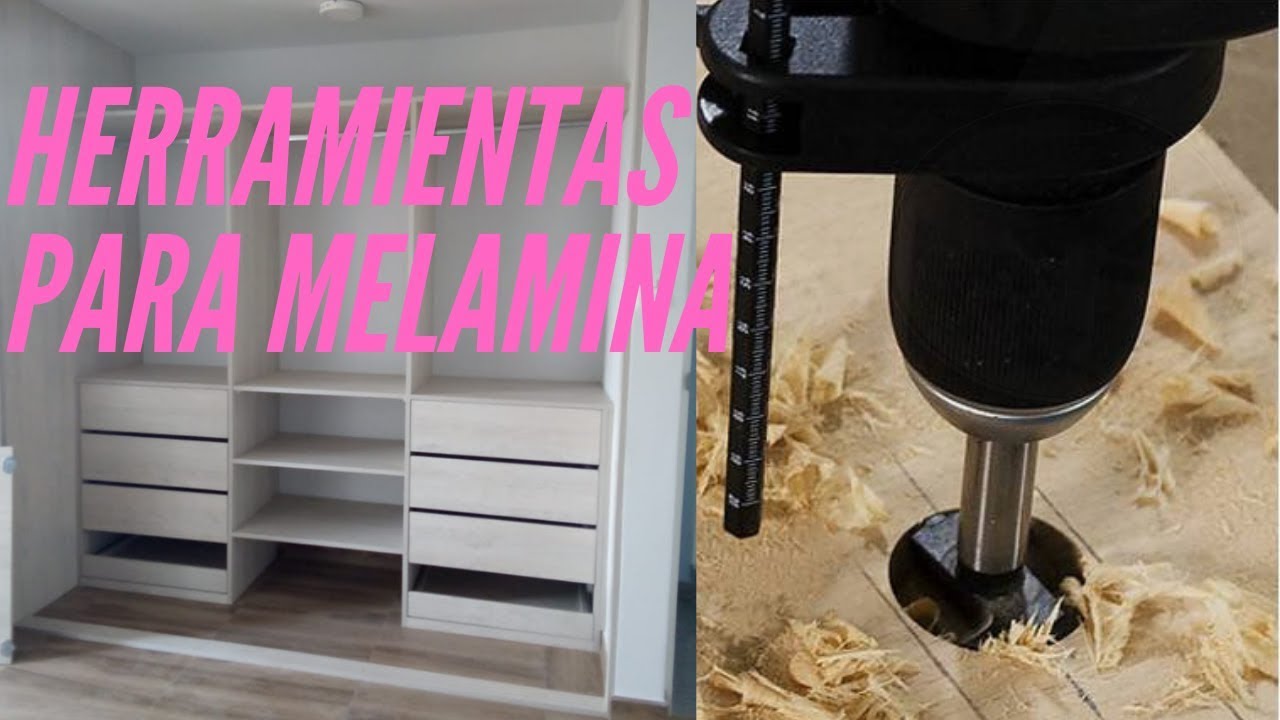 herramientas basicas de melamina -
