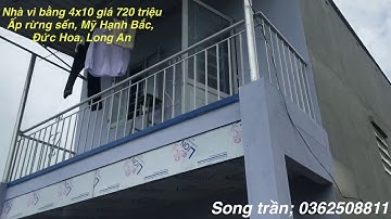 Nhà vi bằng 4x10 ấp rừng sến, Mỹ Hạnh Bắc, Đức Hoà, Long An. Lh; 0362508811