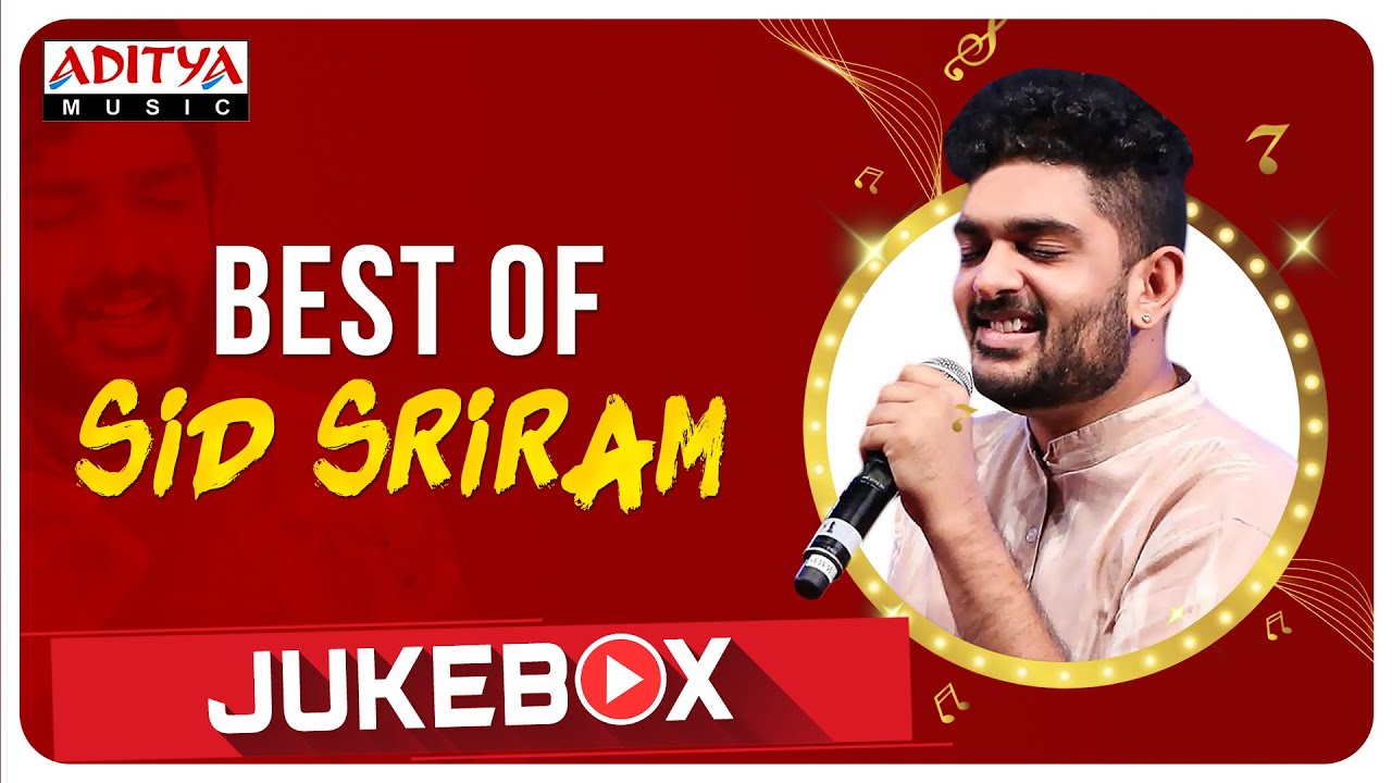 Best  Of Sid Sriram  Songs Jukebox   Sid Sriram