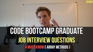 4 MUST KNOW Array Methods for New Code Bootcamp Grads!