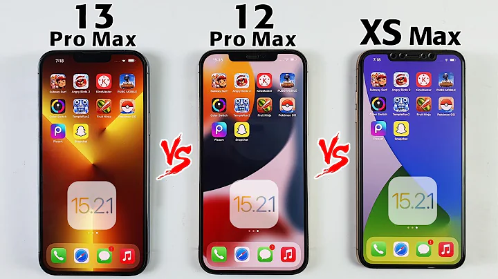 iPhone 13 Pro Max vs iPhone 12 Pro Max vs XS Max - SPEED TEST in 2022!