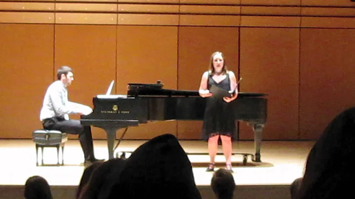 Sydney Gorham sings "Lied Der Mignon," Schubert