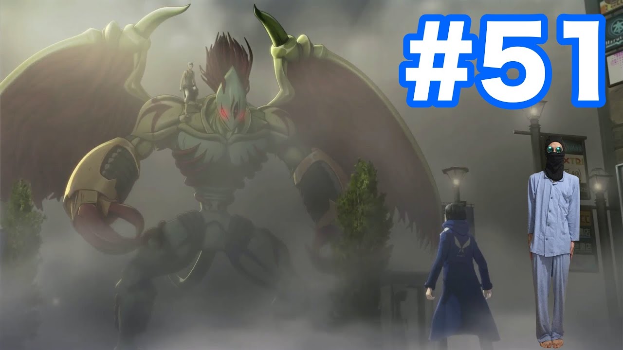 51 デジモンストーリー Switch アルカディモン が急激に進化し街を破壊 圧巻のアニメーションあり 最新作の攻略実況プレイ Youtube