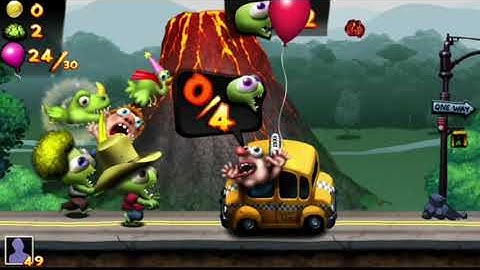 Zombie Tsunami Gameplay | Busting Balloons in Volcano Island | Walkthrough Part 22 |@ZombieWorld302