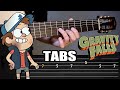 Como tocar la canción de Gravity Falls en guitarra acústica | Tabs, acordes y backing track  TCDG