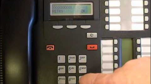 Voicemail Master Reset - Norstar Business Phone System