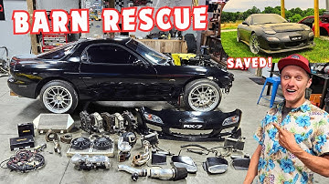 SAVING A Single Turbo FD RX7 in One Video - Sitting For YEARS!