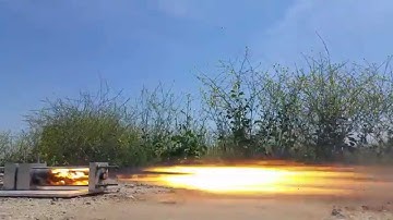 Hybrid Rocket Motor 04 10 2015 Test 1 Paraffin Wax