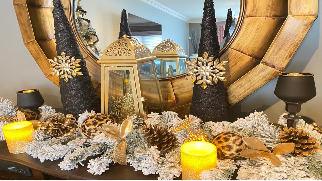 76 Exquisite Black And Gold Christmas Decor Ideas - Shelterness