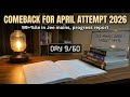 Day 9/60: The Truth About My April Attempt Prep (Progress Report) [Sec Dropper] #jeemains 