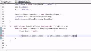 Information Java Programming Tutorial   65   The Final Check Box Program Guide