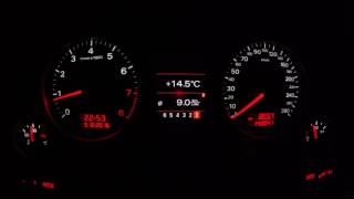 : Audi A4 2.0TFSI Quattro S-line acceleration 0-100