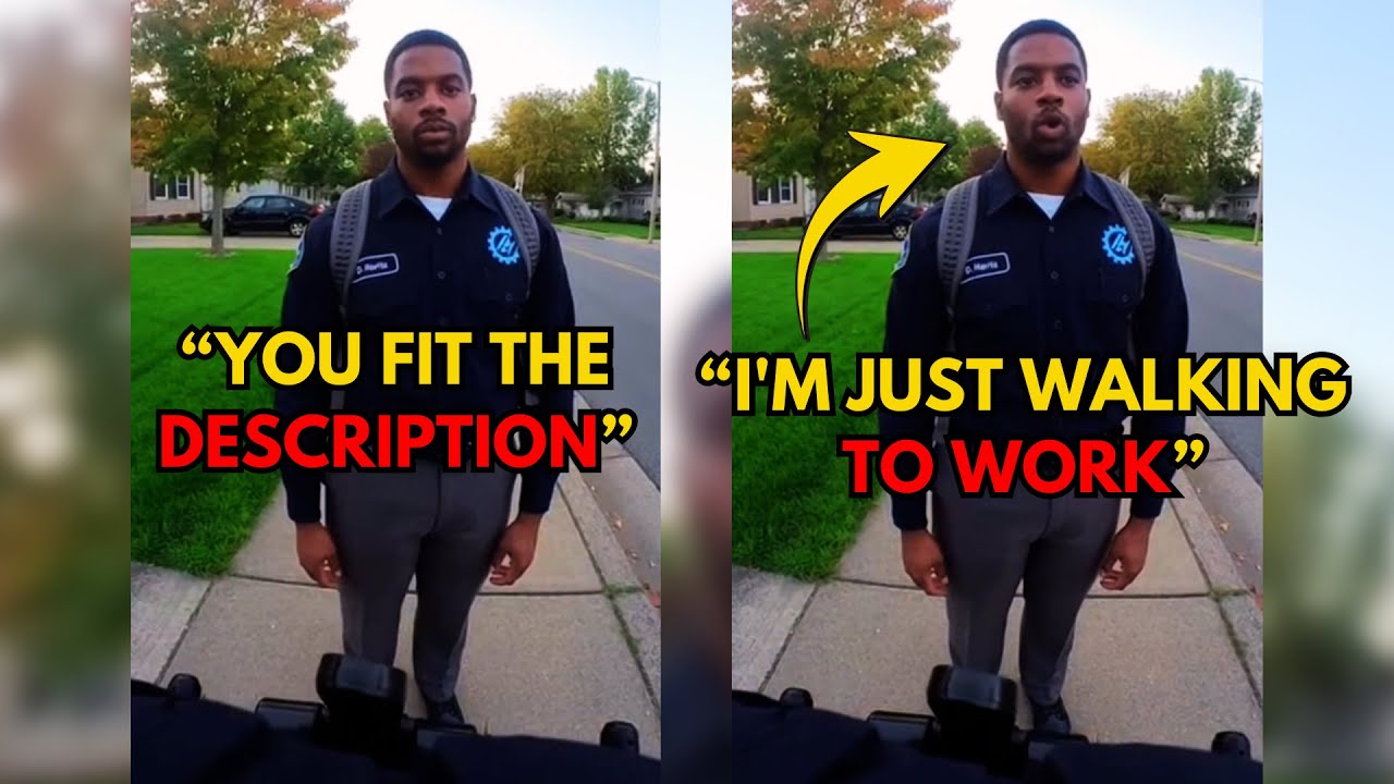 Racist Cop Arrests a Black Man Walking to Work — Claims He Fits a Description