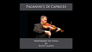Paganini's 24 Caprices performed on viola by Scott Slapin