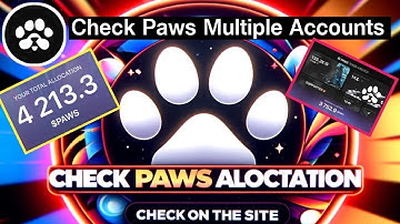 How to check Paws allocation and Upcoming Listing Date" multiple Accounts check
