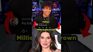 Famous Connecting Foltyn to Millie bobby brown#shorts Profile