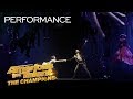 Freckled Sky Creates A STUNNING Story With Projections & Dance - America's Got Talent: The Champions